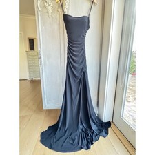 La Femme Black Ruched Formal