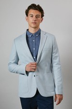Maine Light Blue Blazer Mens