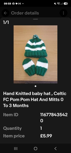Hand knitted baby hat - baby, mitts
