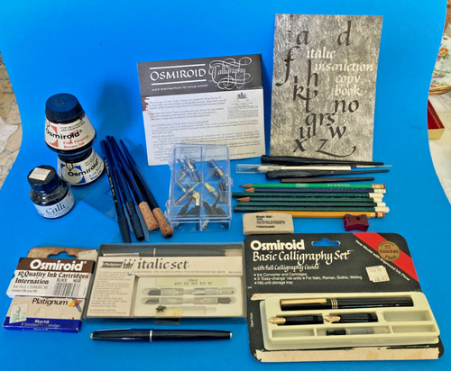 Vtg lot osmiroid - osmiroid, calligraphy