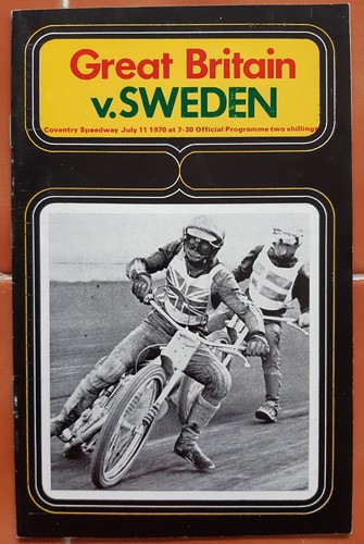 Coventry speedway programme - speedway,
