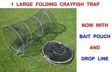1 LARGE RON THOMPSON CRAYFISH TRAP LIVE BAIT LOBSTER POT PRAWN CRAB DROP NET