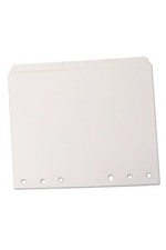 Plain Divder 5 pages suitable for Mulberry/ Filofax (Pocket) 80x105mm 6 holes
