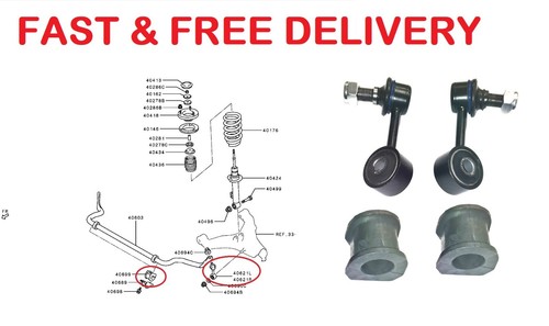 Front anti roll bar links - front,