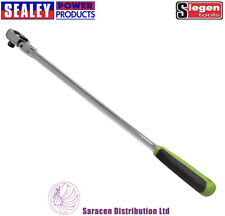 SIEGEN BY SEALEY 1/2" DRIVE EXTRA LONG FLEXI-HEAD RATCHET, 609mm LONG - S01209