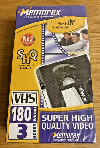 Memorex shq blank vhs - 3,