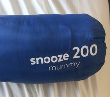 SLEEPING BAG snooze 200 mummy ideal for Duke of Edinburg Excellent Condition