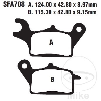 2885 carbon brake - 2885-carbon, pads