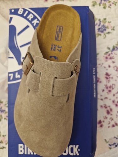 Birkenstock boston beige - birkenstock,