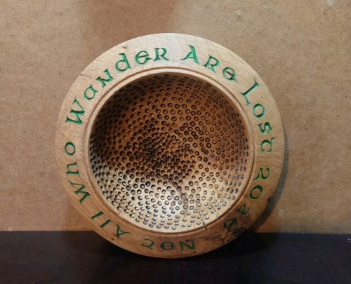 Lotr art oak bowl tolkien - lotr,