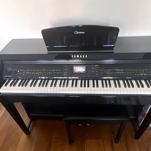 Yamaha clavinova cvp - yamaha, black