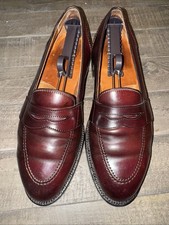 Alden 684 Color 8 Shell Cordovan Loafers Shoes Mens Sz 10 B/D New Soles