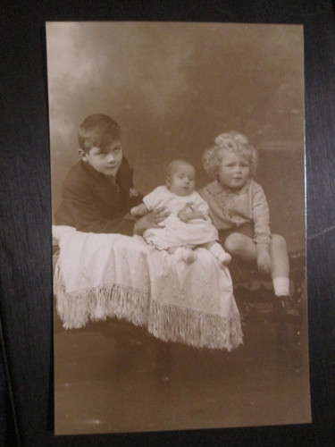 Postcard photo children - postcard/photo,