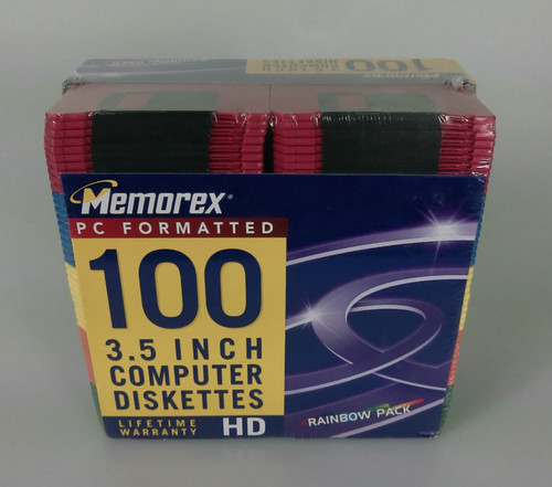 Memorex 100 pack floppy - memorex,