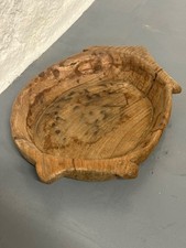 Large Vintage Hand-Carved