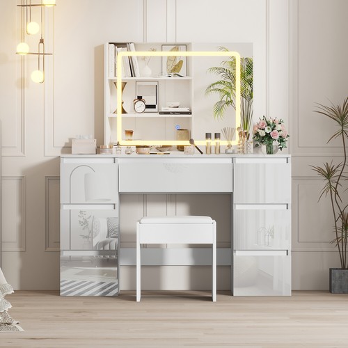 High gloss dressing - table, led