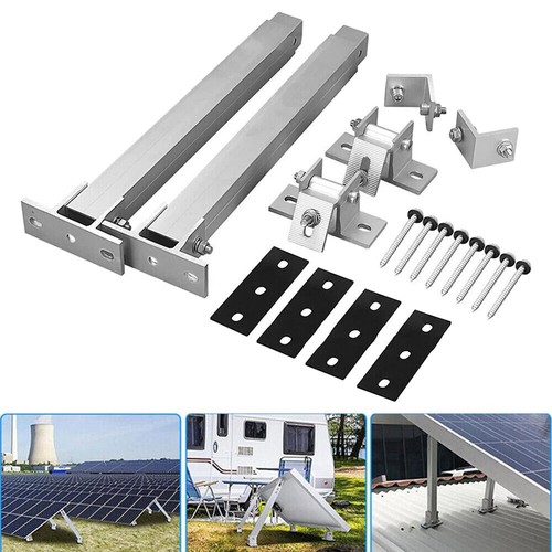 Solar panel mounting - 15-30°,
