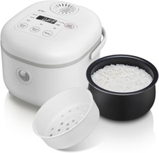 Multifunctional Rice Cooker Steamer for 1-4 People for Rice, Porridge, Soup, Veg