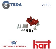 256 053 BRAKE CALIPER BRAKING PAIR REAR HART 2PCS NEW OE REPLACEMENT
