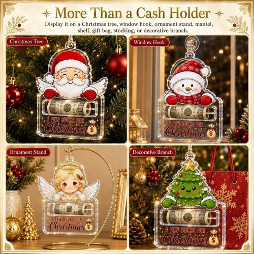 Christmas money gift holder - christmas,