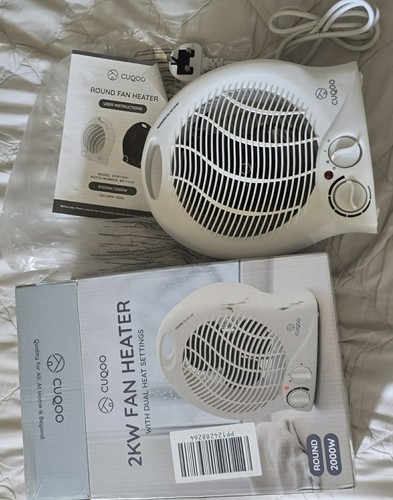 Fan heater round silent - fan,