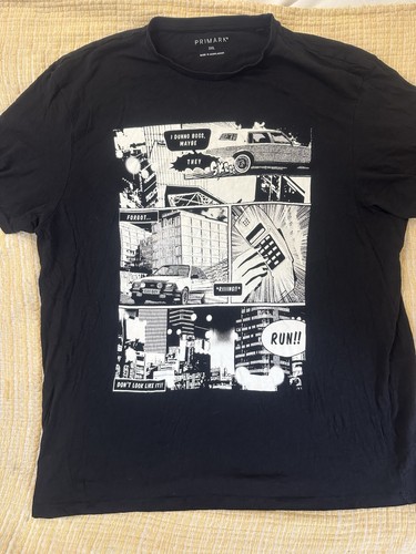 Primark men black comic - primark,