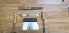 Vintage Plastering Builder Tools, Set of 5