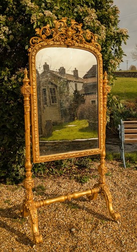 Rare antique gilt - gilt, cheval