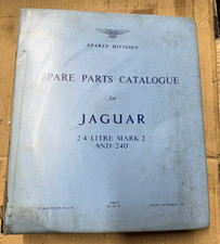 Jaguar 2.4 Mk2 & 240,Spare Parts Catalogue,1969 issue,  All info in here!!