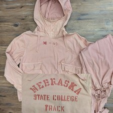 Vtg WW2 Gunners Smock Pink