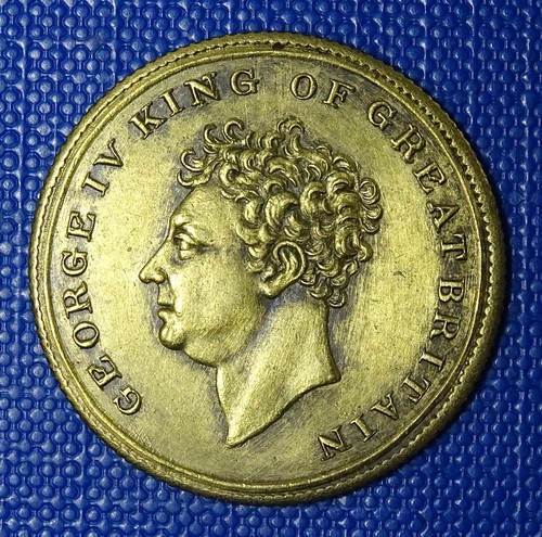 George death medal - iv,, 1830
