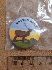 National Trust TATTON PARK Deer Charity Tin Badge