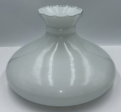 Vintage white opal vesta dome - white,