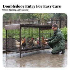 Large Metal Chicken Enclosure