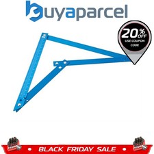 OX Pro 1200mm Aluminium Folding Square Measuring Framing Square with Carry Case