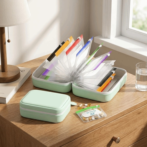 1pc travel pill case weekly - pill,