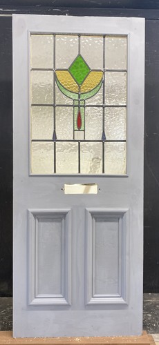 Victorian stained glass front - stained,