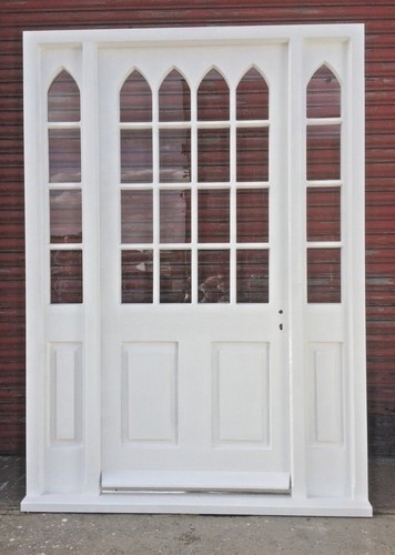 Hardwood wooden front door - hardwood,