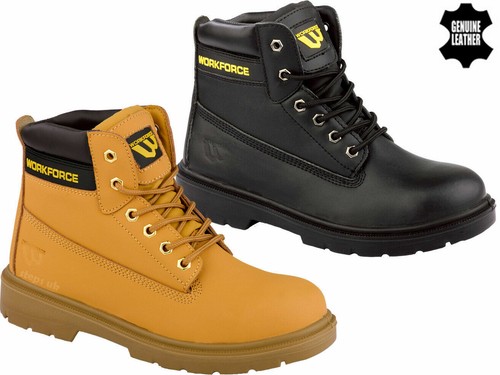 Mens leather ankle safety - leather,