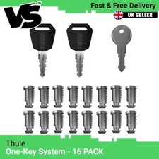 THULE ONE-KEY SYSTEM 16 PACK - LOCK BARRELS KEY REPLACEMENTS FITS THULE ONLY
