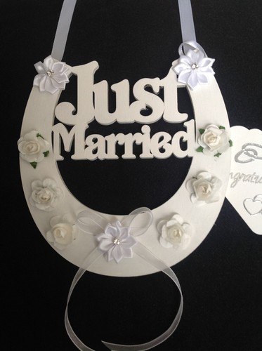 Wedding horseshoe keepsake - horseshoe,