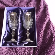 Pair edinburgh crystal wine - pair,