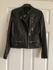 ZARA ladies Black  Leather