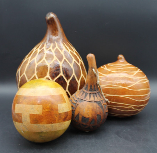 African calabash gourd lot - calabash,