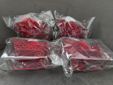 Red santa sleigh and - 4x,