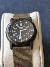 Vintage Timex Military Style,  Field, Camper, 24 Hour Quartz Gents Watch.
