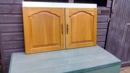 Pair solid light - light, oak