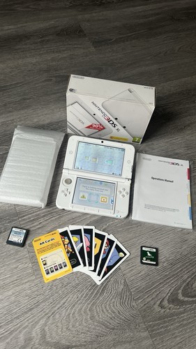 Nintendo 3ds white pal - nintendo, xl