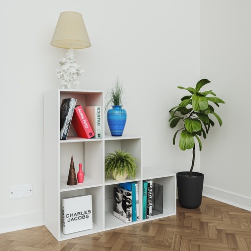White tier cube storage - tier,