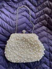 Pearl Beaded Clutch Bag